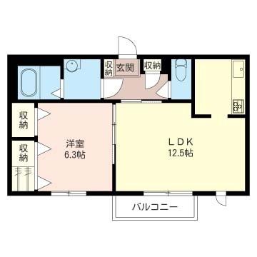 さいたま市緑区東浦和アパート 間取り図画像