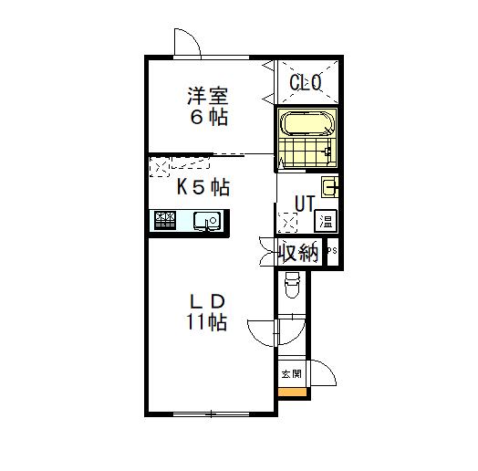 New Wealth（203） 間取り図画像