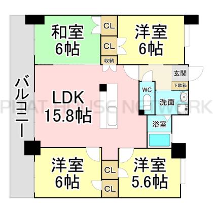  間取り図写真