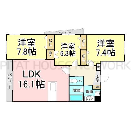  間取り図写真