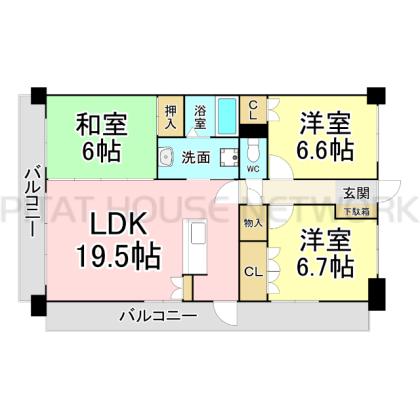  間取り図写真