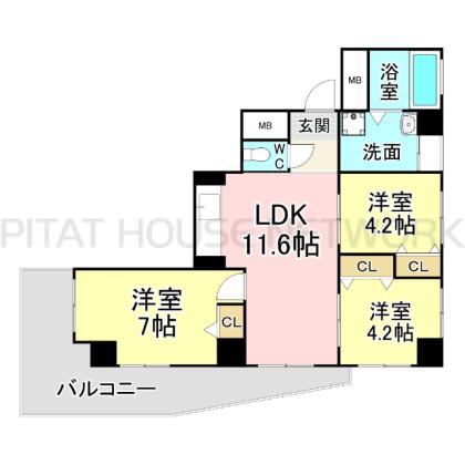  間取り図写真