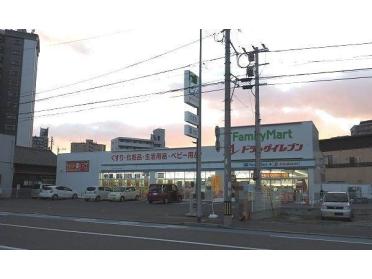 ファミリーマートドラッグイレブン北方店：379m