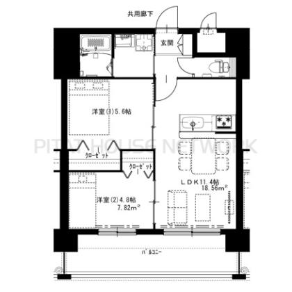  間取り図写真