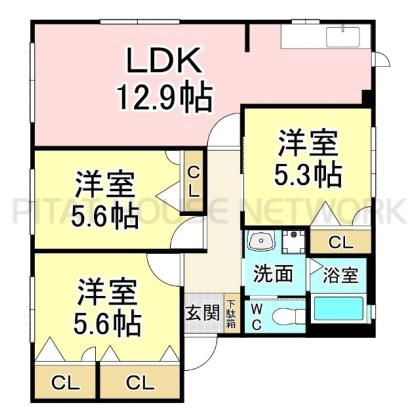  間取り図写真