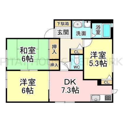  間取り図写真