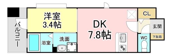 ギャラン竪町Neo 間取り図画像