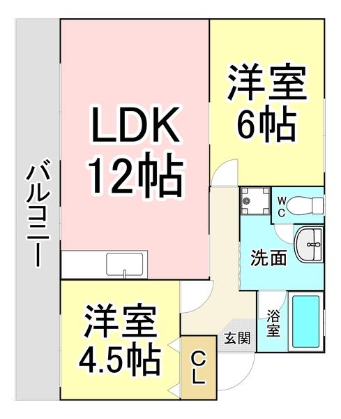 ユートピア葛原 間取り図画像