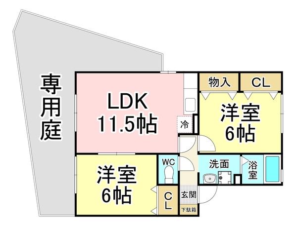 ヒルサイドテラス 間取り図画像