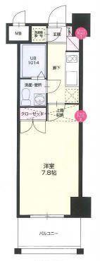 NO67 BENEFIT21博多（306） 間取り図画像