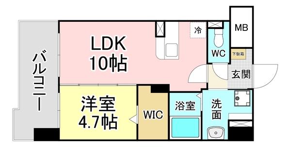グランヒルズ戸畑 間取り図画像