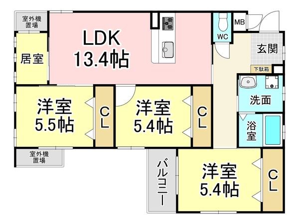  間取り図写真