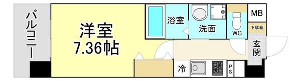 CENTER MARK三萩野 間取り図画像