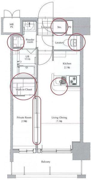  間取り図写真