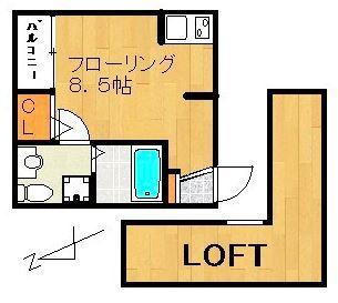 タスク麦野（103） 間取り図画像