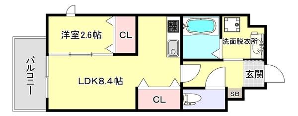 LIFEFIELD東那珂（303） 間取り図画像