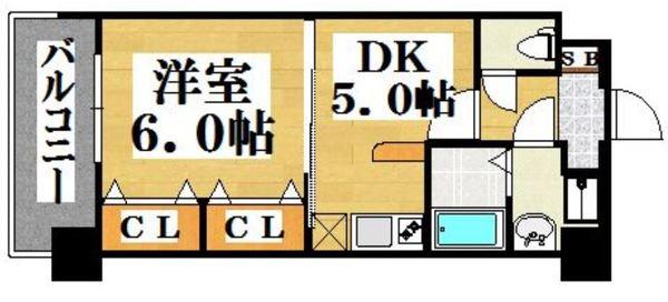 アクアシティ博多ｻｳｽｽﾃｰｼｮﾝ（902） 間取り図画像