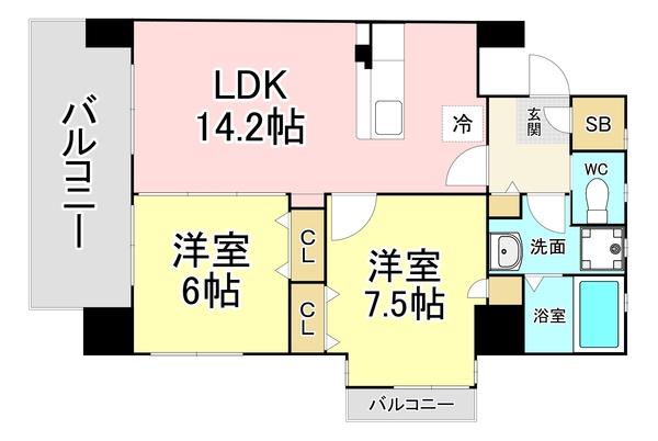 フェルト127 間取り図画像