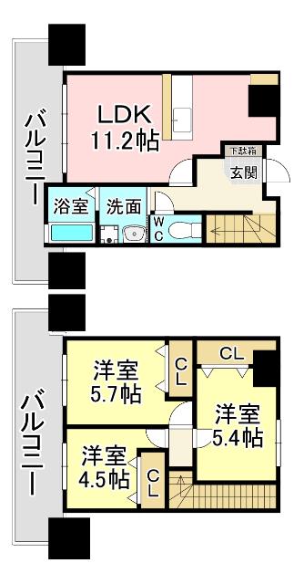  間取り図写真