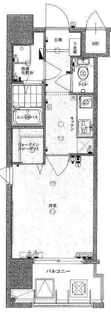 ネストピア天神東 間取り図画像