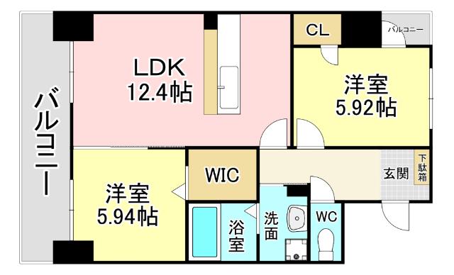 エストラーダ小倉 間取り図画像