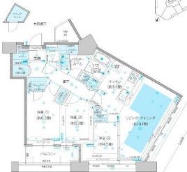 センターマークスタワー 間取り図画像