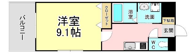 Crecia M 間取り図画像