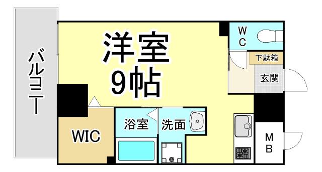 北九州市小倉北区金田マンション 間取り図画像