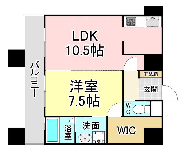 MOJI MID AIR 間取り図画像