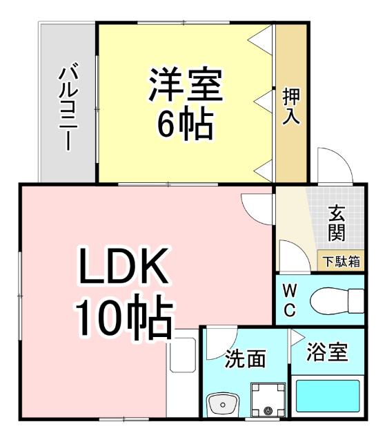 リバティヒルズ浅生Ⅱ 間取り図画像