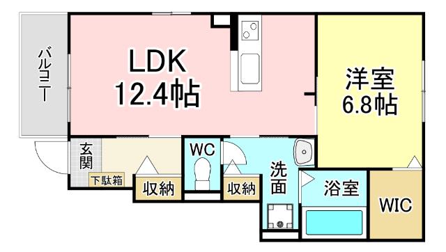 ミモザ 間取り図画像