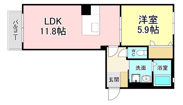コンフォルト・Ｍ　Ａ棟 間取り図画像
