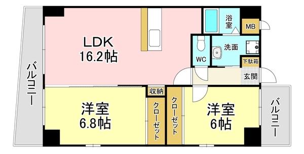S-FORT小倉 間取り図画像