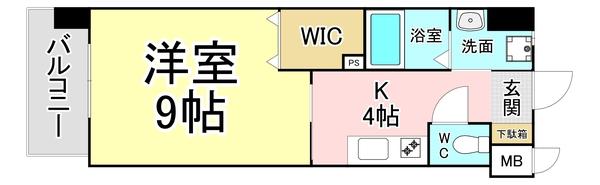 北九州市小倉北区片野新町マンション 間取り図画像