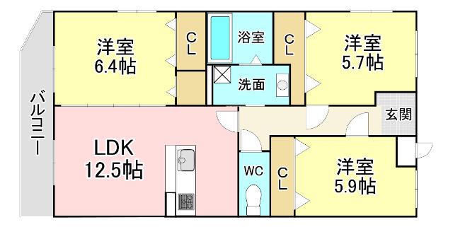  間取り図写真