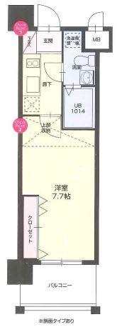 ギャランティー21博多 ORIENT BLD No.66（1410） 間取り図画像