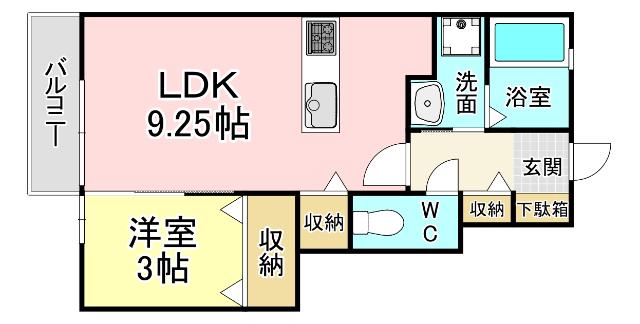 ラ・プロムナード沢見 間取り図画像