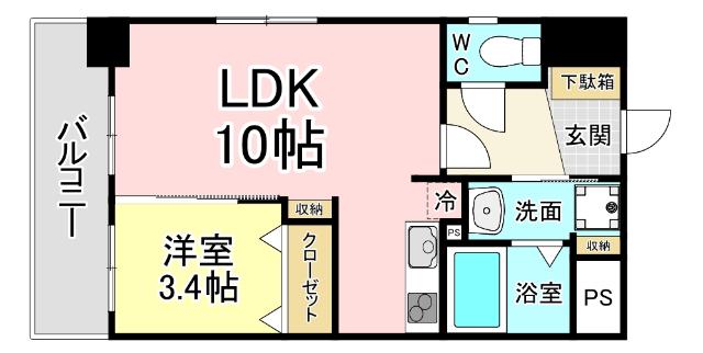 LE GRAND BLEU DEUX 間取り図画像