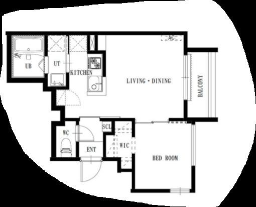 Cherim吉塚Ⅱ（301） 間取り図画像