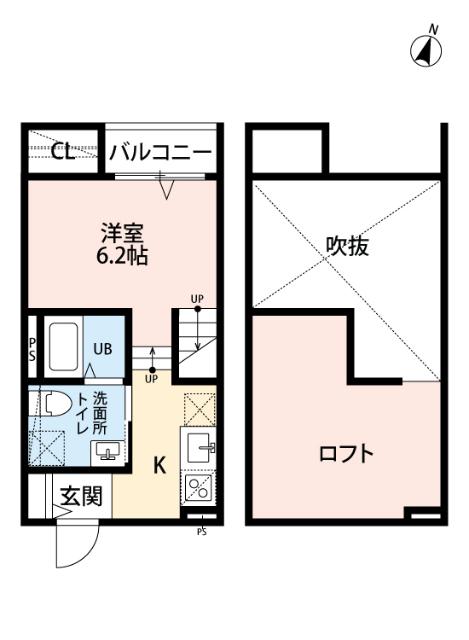 プリムローズ吉塚（101） 間取り図画像