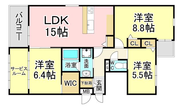  間取り図写真