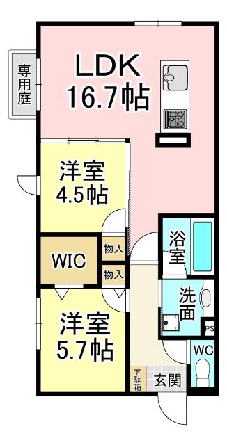  間取り図写真