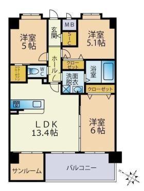  間取り図写真