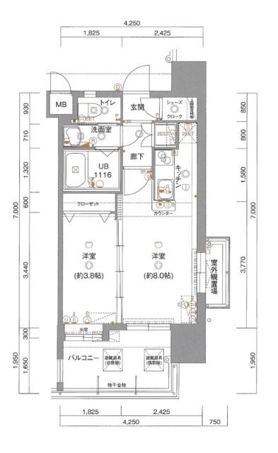  間取り図写真