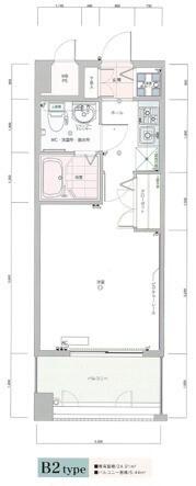 反転タイプの間取りです