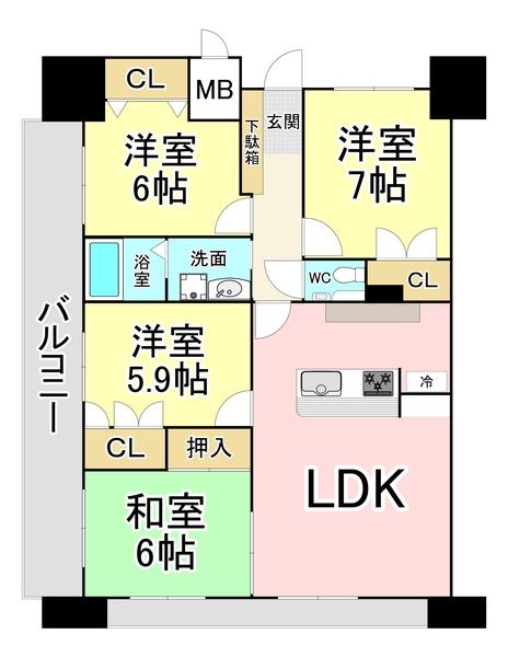  間取り図写真