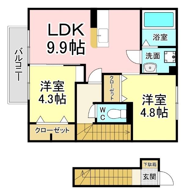  間取り図写真