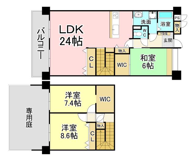  間取り図写真