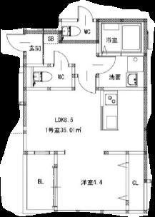  間取り図写真