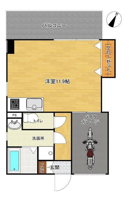  間取り図写真